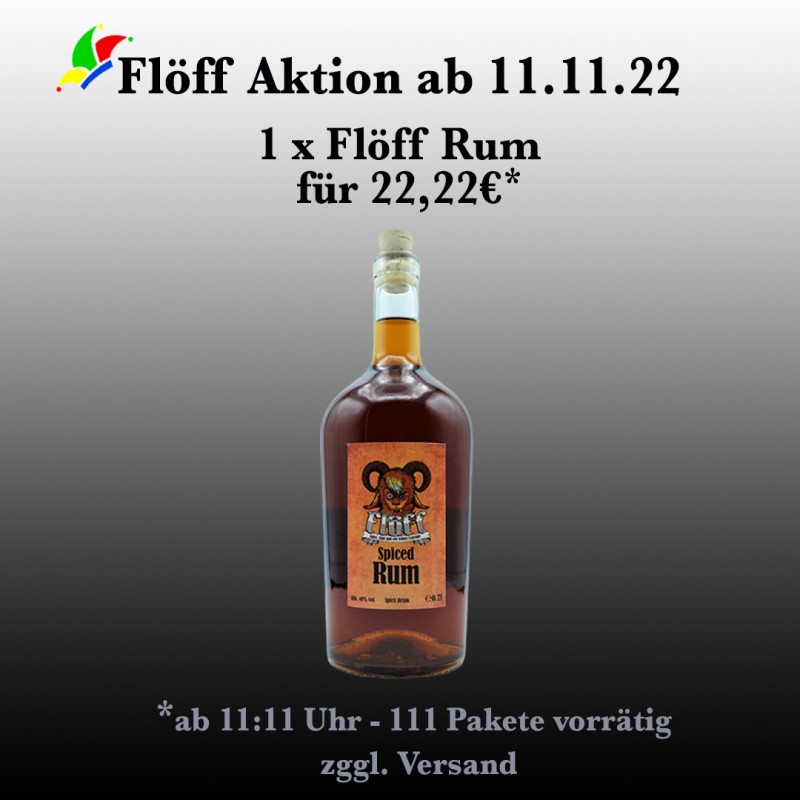 AKTION Flöff Spiced Rum 0,7 L - Spirit Drink
